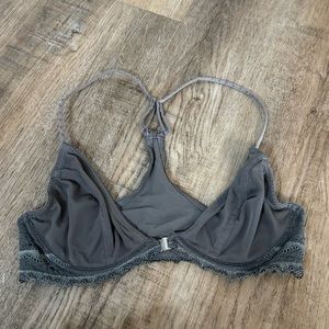 Free People Gray Underwire Bra Size 32D